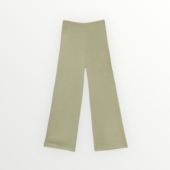 Oak & Fort Straight Satin Pant - Picture 7 of 7